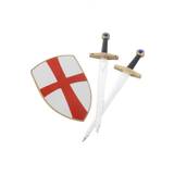 Fighting Accessories Fancy Dress Smiffys Knight Crusader Set White