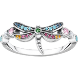 Thomas Sabo Dragonfly Ring - Silver/Multicolour