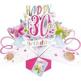 Party Decorations Decor 30th Birthday Butterflies 3D Pop Up Card