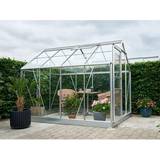 Square Freestanding Greenhouses Halls Greenhouses Popular 86 5m² Aluminum Glass