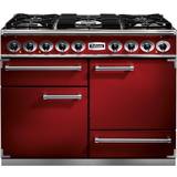 Falcon 90cm Gas Cookers Falcon 1092 Deluxe Dual Fuel F1092DXDFRD Red