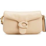 Leather Crossbody Bags Coach Pillow Tabby Shoulder Bag 18 - Brass/Ivory