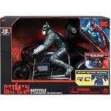 Batman DC Comics 6060490 Batcycle RC Rider Action Figure, Official Movie Styling, Kids Toys for Boys and Girls Ages 4 and Up