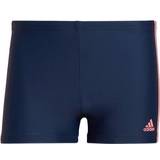 Adidas Swimming Trunks on sale adidas 3-Stripes Swim Boxers - Shadow Navy/Acid Red