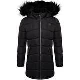 Fake fur Jackets Children's Clothing Dare2B Girl's Striking Hooded Parka - Black