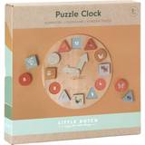 Wooden Toys Shape Sorters Little Dutch Puzzle Clock 12pcs