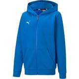 XXS Hoodies Children's Clothing Puma Kid's TeamGOAL 23 Casuals Hooded Jacket - Electric Blue Lemonade (656714-02)