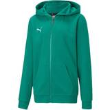 XXS Tops Children's Clothing Puma Kid's TeamGOAL 23 Casuals Hooded Jacket - Pepper Green (656714-05)
