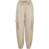 Cargo Trousers - Viscose Urban Classics Ladies Viscose Twill Cargo Pants - Concrete