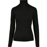 Urban Classics Ladies Basic Turtleneck LS T-shirt - Black