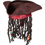 Wicked Costumes Pirate Hat with Braids Deluxe