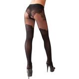 Lingerie & Costumes Cottelli Collection Sexy Crotchless Tights