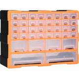 Retractable Drawers Wall Cabinets vidaXL Organiser with 40 Drawers Wall Cabinet 52x37.5cm