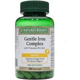 Natures Bounty Gentle Iron Complex with Vitamins B12 & C 100 pcs