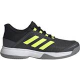 Racket Sport Shoes Children's Shoes adidas Kid's Adizero Club Tennis - Grey Six/Solar Yellow/Core Black