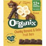 Organix Banana & Date Chunky Fruit Bars 17g 6pack