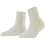 Beige - Women Socks Falke Bedsock Rib Women Socks - Off-White