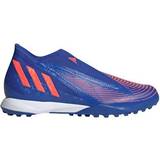 Adidas Artificial Grass (AG) - Women Football Shoes adidas Predator Edge.3 Laceless Turf - Hi-Res Blue/Turbo/Hi-Res Blue