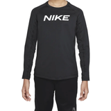 Spandex Tops Children's Clothing Nike Pro Dri-FIT Long-Sleeve Top Kids - Black