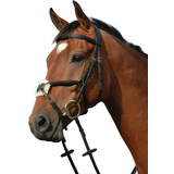 Faux Leather Equestrian Collegiate Syntovia+ Padded Raised Figure 8 Bridle