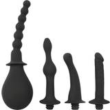 Anal Douches Sex Toys You2Toys Black Velvets Douche with 4 Attachments