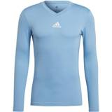 adidas Team Base Long Sleeve T-shirt Men - Team Light Blue