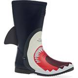 Joules Wellingtons Children's Shoes Joules Roll Up Rubber Wellies - Navy Shark