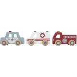 Wooden Toys Emergency Vehicles Little Dutch Emergency Services Vehicles 4388