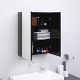 Black Bathroom Mirror Cabinets vidaXL 331529