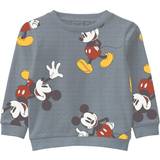 Elastane Sweatshirts Name It Mickey Jarel Sweatshirt - Grey Melange (13198678)