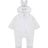 Zipper Jumpsuits Children's Clothing Larkwood Babies Rabbit Design All In One - White