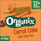 Organix Carrot Cake Soft Oaty Bars 30g 6pack