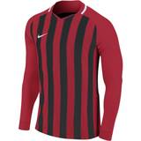 Nike Striped Division III Long Sleeve Shirt KIds - University Red/Black/White/White