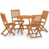 vidaXL 3086995 Patio Dining Set, 1 Table incl. 4 Chairs