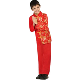 Th3 Party Chinese Costume for Children Red