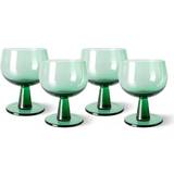 Stoneware Wine Glasses HKliving Emeralds Wine Glass 25cl 4pcs