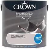 Crown Grey - Wall Paints Crown Breatheasy Ceiling Paint, Wall Paint Cloud Burst 2.5L