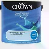 Crown Blue Paint Crown Breatheasy Ceiling Paint, Wall Paint Moonlight Bay 2.5L