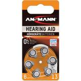 Ansmann Batteries - Hearing Aid Battery Batteries & Chargers Ansmann 13 PR48 6-pack