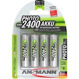 Ansmann Batteries Batteries & Chargers Ansmann NiMH Rechargeable Battery AA 2400mAh 4-pack