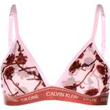 Calvin Klein CK One Glitter Triangle Bra - Pale Orchid