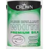 Crown Breatheasy Wall Paint, Ceiling Paint Pure Brilliant White 2.5L