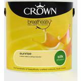 Crown Breatheasy Ceiling Paint, Wall Paint Sunrise 2.5L