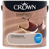 Crown Brown Paint Crown Breatheasy Ceiling Paint, Wall Paint Wheatgrass 2.5L