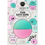 Normal Skin Bath Bombs Nailmatic Kids Twin Bath Bomb Pink + Lagoon 2-pack