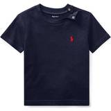 Press-Studs Tops Polo Ralph Lauren Baby's Cotton Jersey Crewneck T-shirt - Cruise Navy