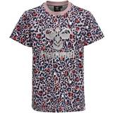 Leopard Children's Clothing Hummel Leo T-shirt S/S - Woodrose (213545-4852)