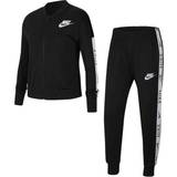 Breathable Material Children's Clothing Nike Kid's Sportswear Tracksuit - Black/White (CU8374-010)