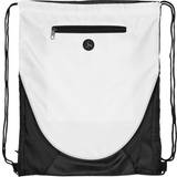 Bullet The Peek Drawstring Cinch Backpack - White/Solid Black