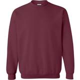 Long Sleeves Sweatshirts Gildan Youth Crewneck Sweatshirt - Maroon (18000B)